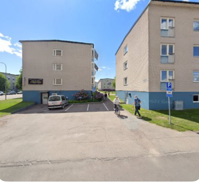 Vy över Tullhusgatan 24 i Karlstad