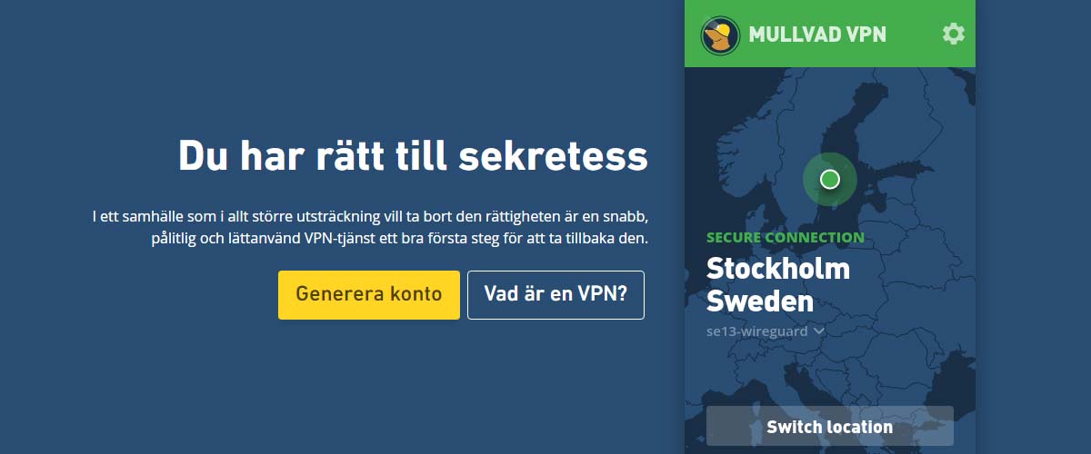 Mullvad VPN Recension