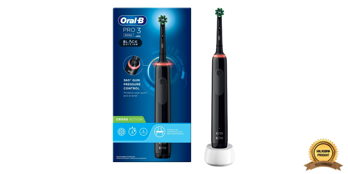 Bäst i test - Oral B Pro 3 3000